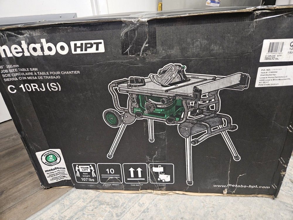 Metabo table saw