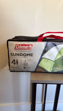 Coleman Sundome tent (4 person) never used