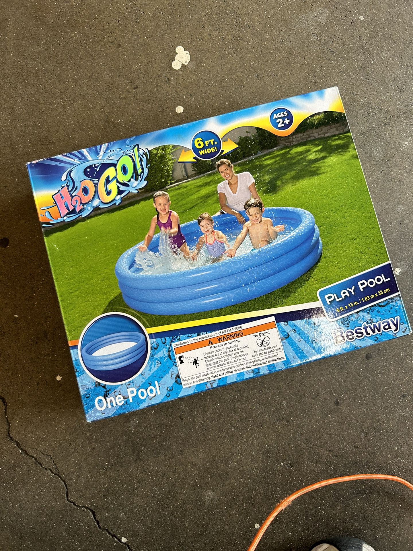 H2O go bestway playpool