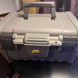 Larger Fishing Box With Reel And Tackle