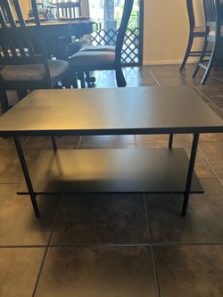 Black coffee table