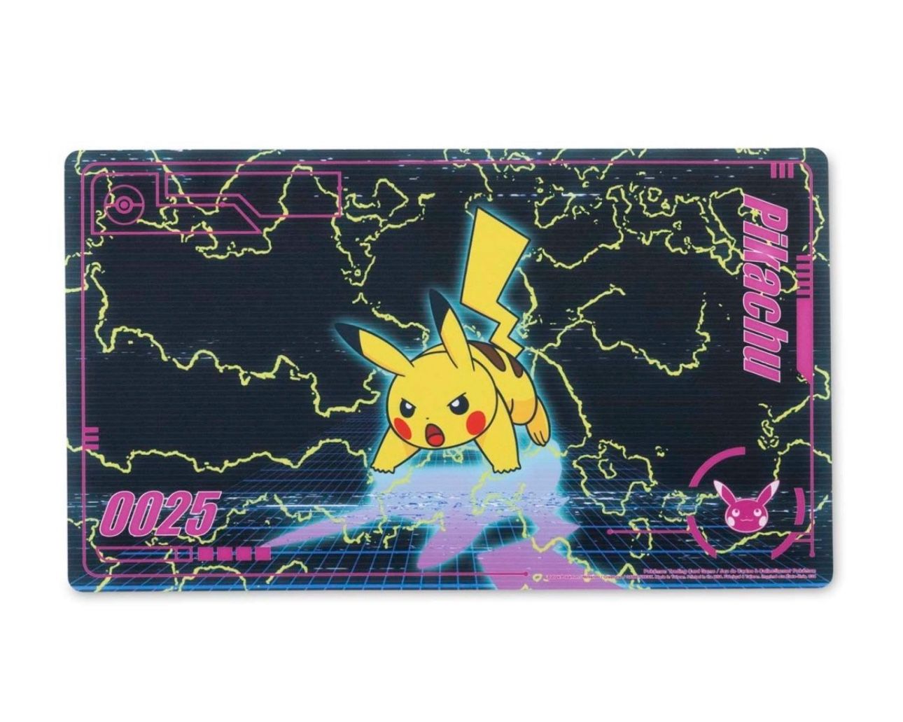 Pokémon TCG: Pikachu Neon Charge Playmat