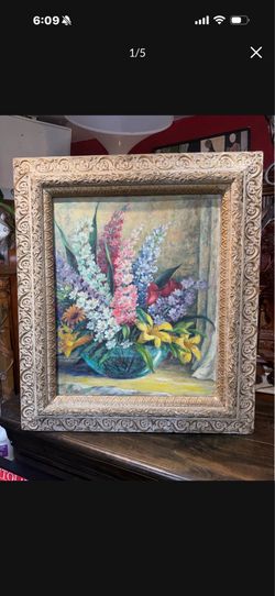 30 by 26 beautiful oil on canvas, signed by the artist
