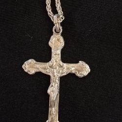 925 Crucifix Necklace 