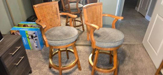 2 Oak Barstools
