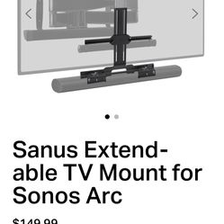 Sanus Extendable TV Mount for Sonos Arc