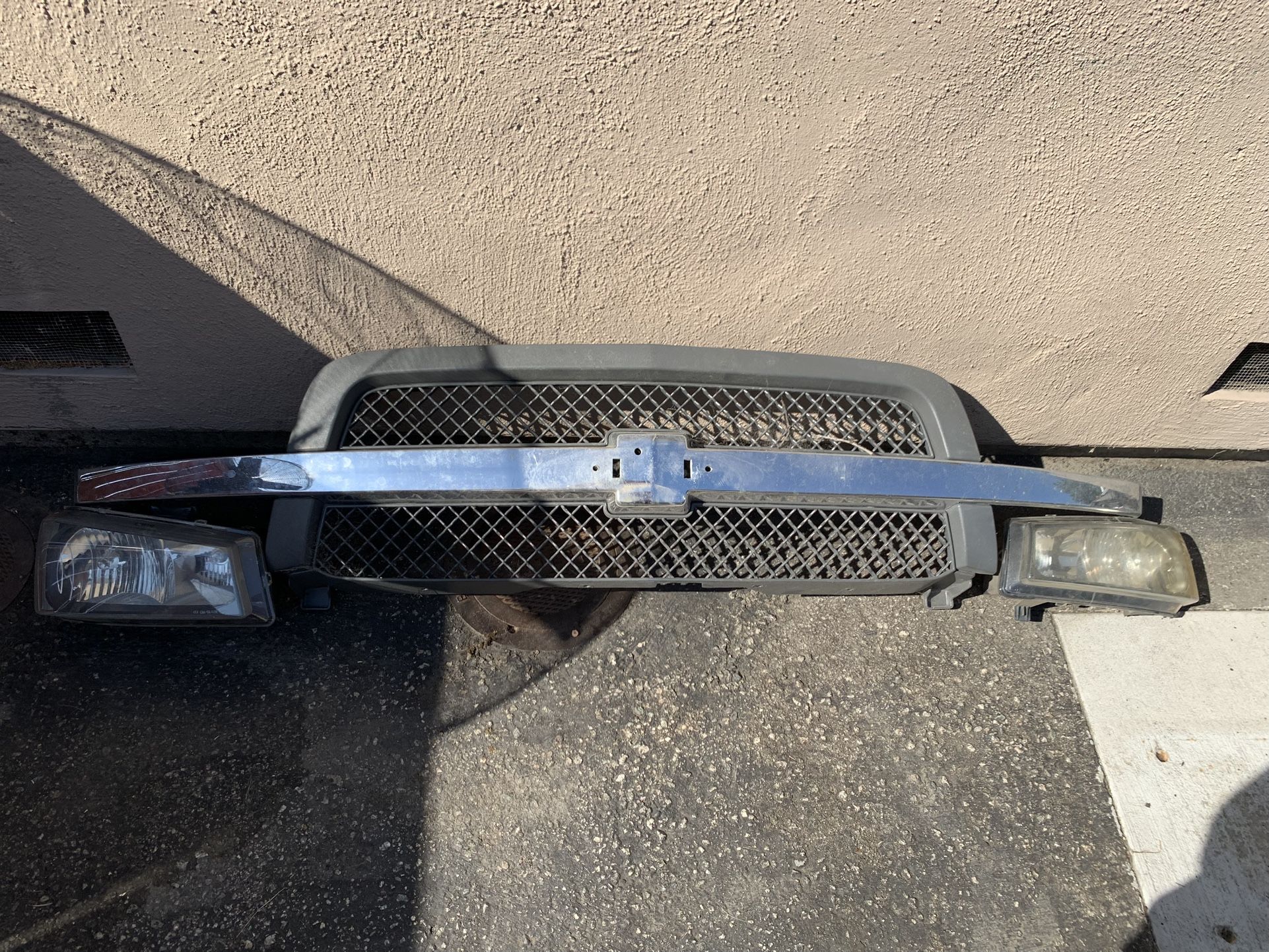 Chevy Grill And Headlights