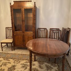 FREE solid wood vintage dining set