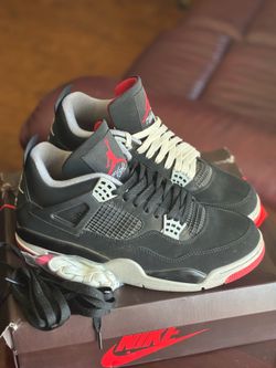 JORDAN 4 RED AND BLACK