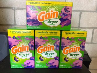 Gain dryer sheets 5 box’s