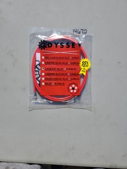 Odyssey Bike Brake Cable Red