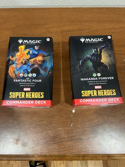2 Marvel Commander Precon Decks