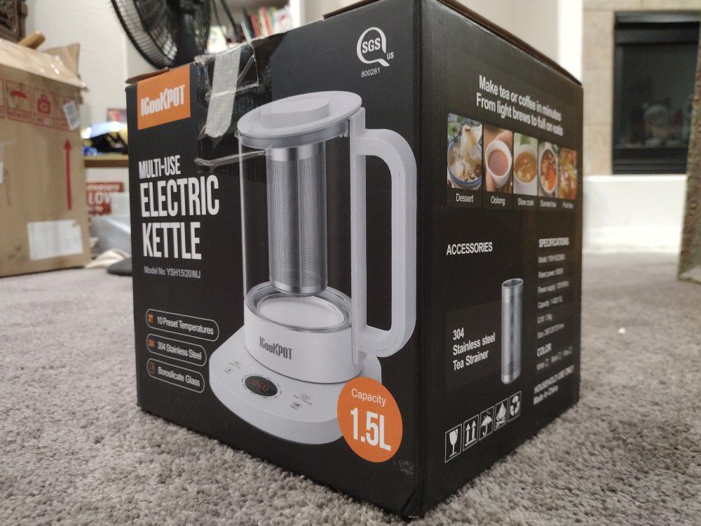 ICooKPot Electric Glass Kettle for Sale in Mesa, AZ - OfferUp