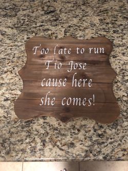 Wedding board sign