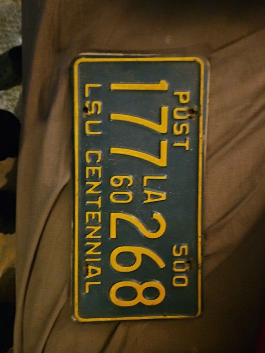 VINTAGE TAGS LOUISIANA &ALABAMA $50-$100 Depending On The Tag