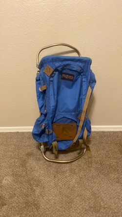 Vintage JanSport External Frame Hiking Backpack – Blue