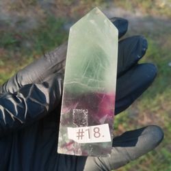 Feathered Snowflake Fluorite Crystal 
