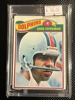 1977 Topps MEXICAN #255 Garo Yepremian Miami Dolphins - EX