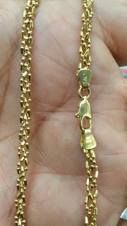 14k italian gold chain 10.2 grams 22 inch long