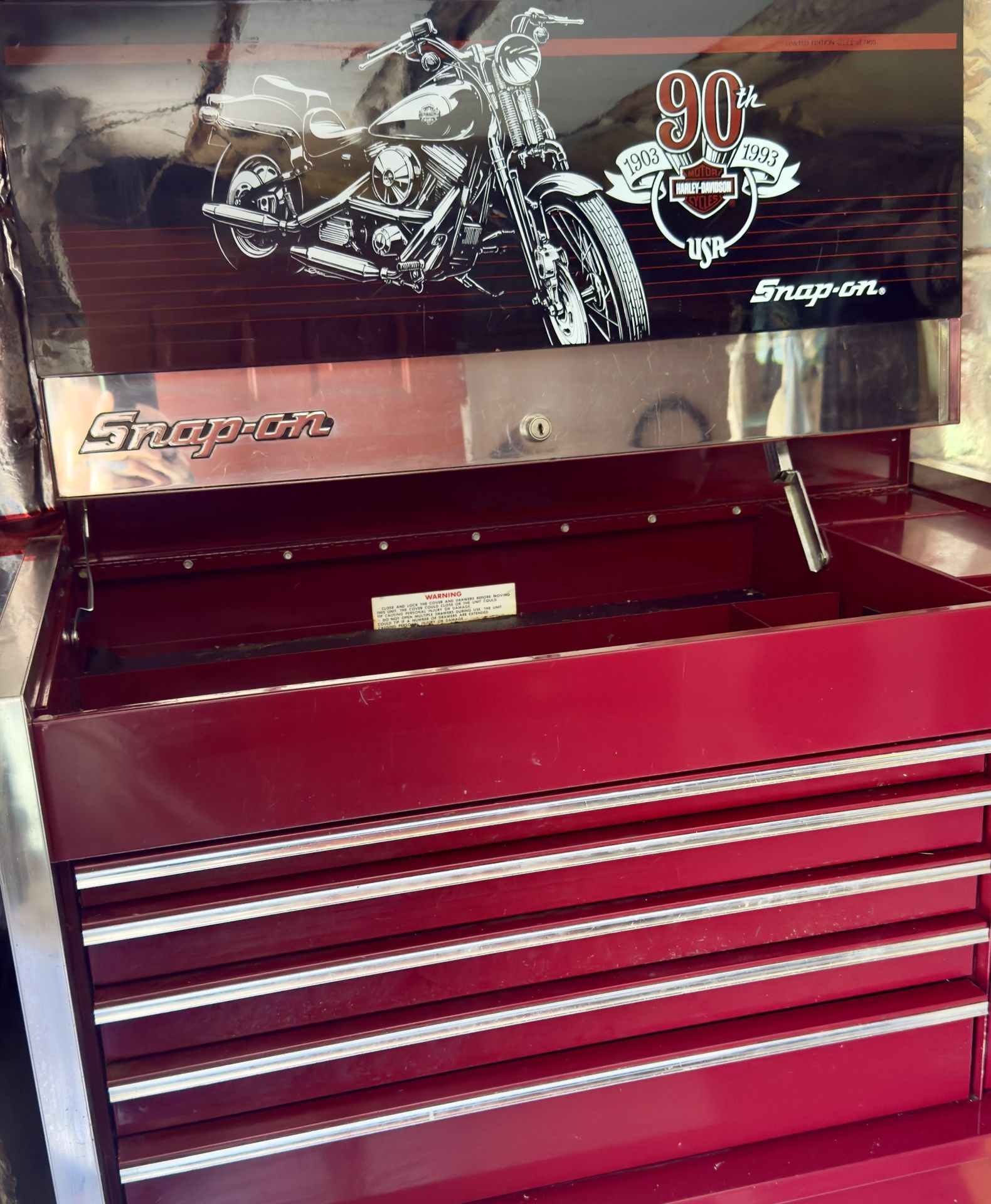 1993 Snap On Harley Davidson Limited Edition Toolbox 