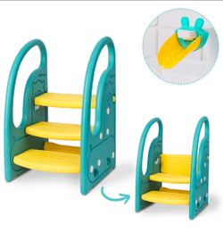 Plastic Step Stool. Ages 1.5‐8 Y. Taburete para niños pequeños.