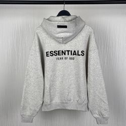 Essentials Fear of God grey hoodie