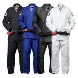 Gold BJJ Foundation Gi - Pearl Weave Jiu Jitsu Gi for Men and Women - IBJJF Competition Legal BJJ Gi