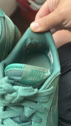 Size 9 in men’s. Nike Sneakers Teal Green Low-Top