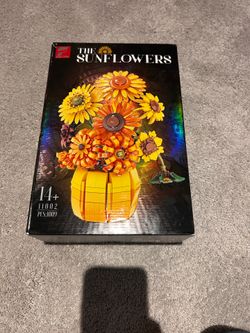 Lego sunflower set
