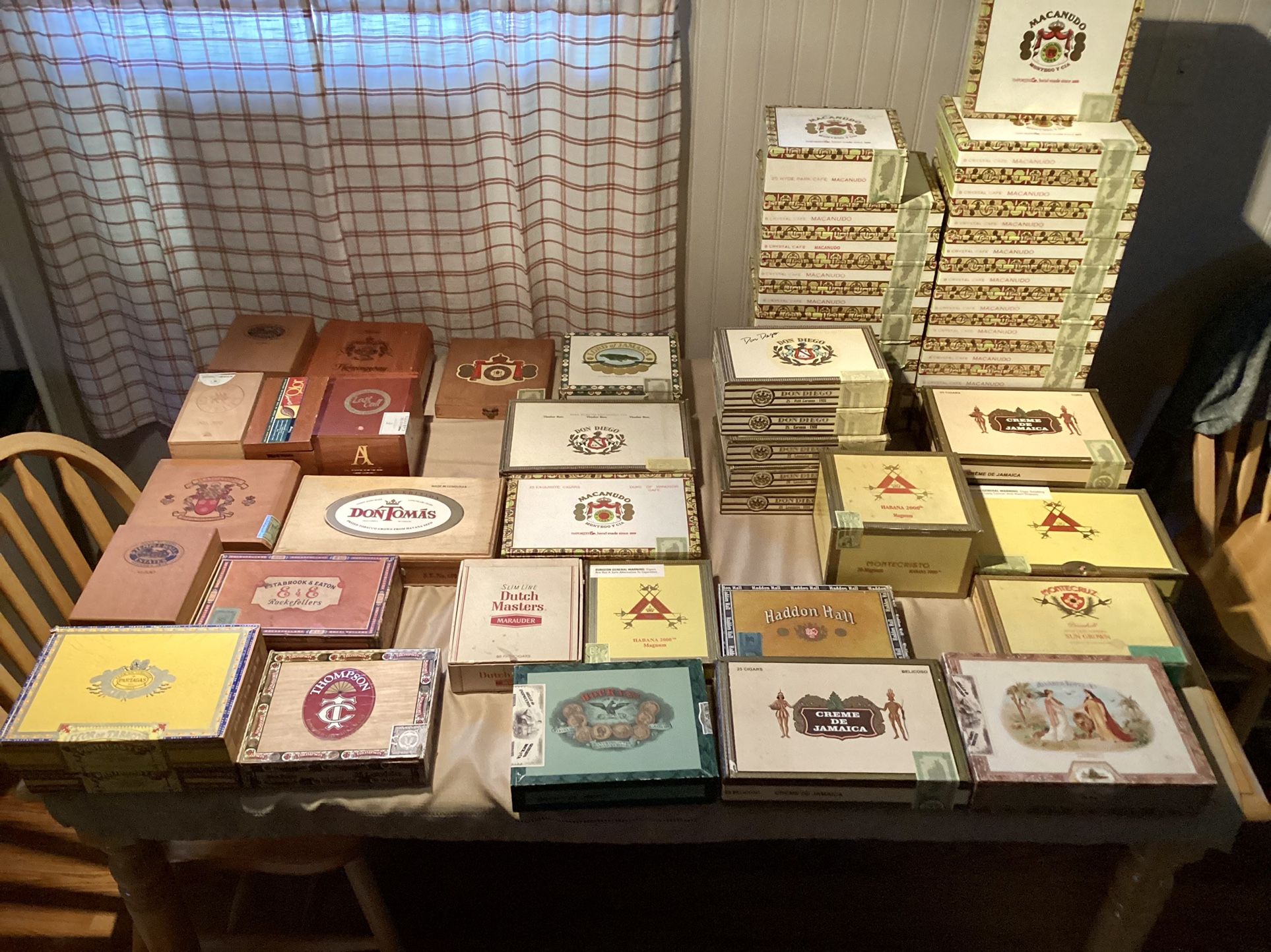 Cigar Boxes.