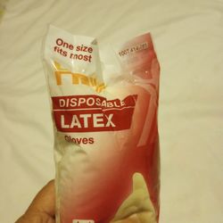 HDX Disposable Latex Gloves