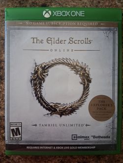 The elder scrolls online XBOX ONE