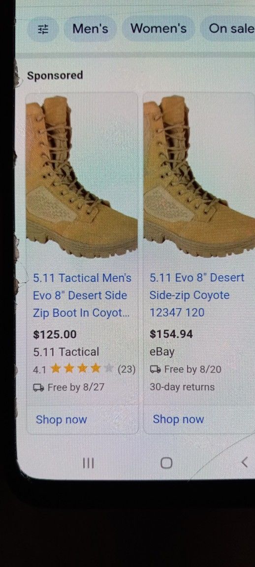 5.11 TACTICAL BOOTs