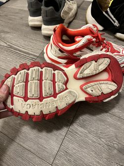 Balenciaga Shoes runners Red And White Size 9 for Sale in Philadelphia PA OfferUp
