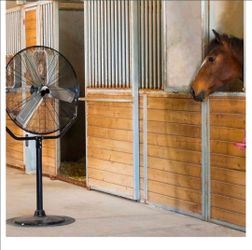 METAL FAN 30" NEW ASSAMBLED FROM THE BOX