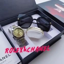 1:1 WATCH AND GLASSES SET