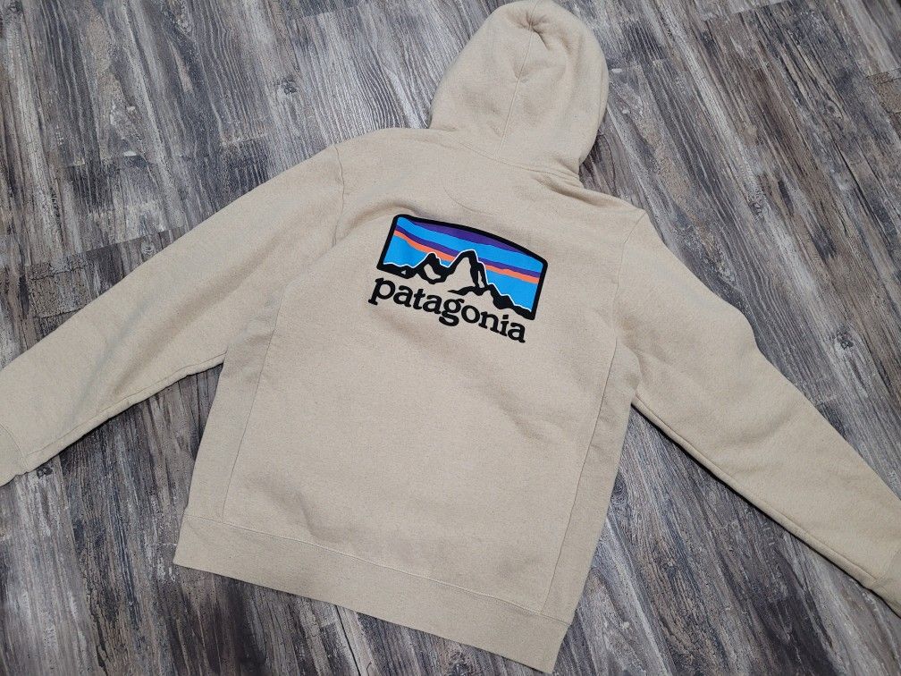 Patagonia Hoodie Pumice Brown Uprisal Hoodie Logo W: L M: M. Like new