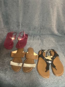 3 Pairs of Women's Sandals Bundle