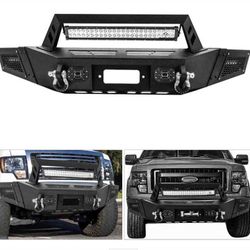 F15 Front r Bumper Compatible with 2009 2010 2011 2012 2013 2014 Ford F150 (Excluding Raptor and Ecoboost)