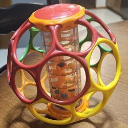 Oball Rollin' Rainstick Rattle 6.0" x 6.0" x 6.0"