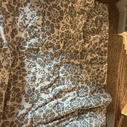 Land Of Nod Dream Girl Blanket and Dust Ruffle 