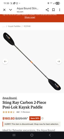 Aqua Bound Stingray Carbon Shaft 2 Pc