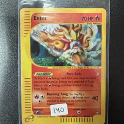 Entei Holo Aquapolis E Series WOTC Pokémon