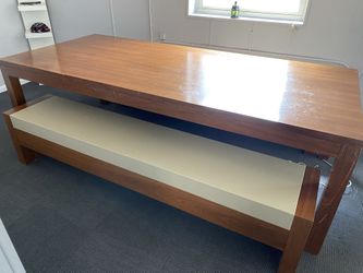 Large Big Dining Table With Seated Table Discounted Price