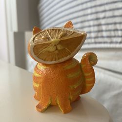 Home Grown Enesco Orange Tabby Cat Statue