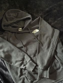 Black north face hoodie (size M)