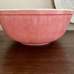 Pink Pyrex Mixing Bowl