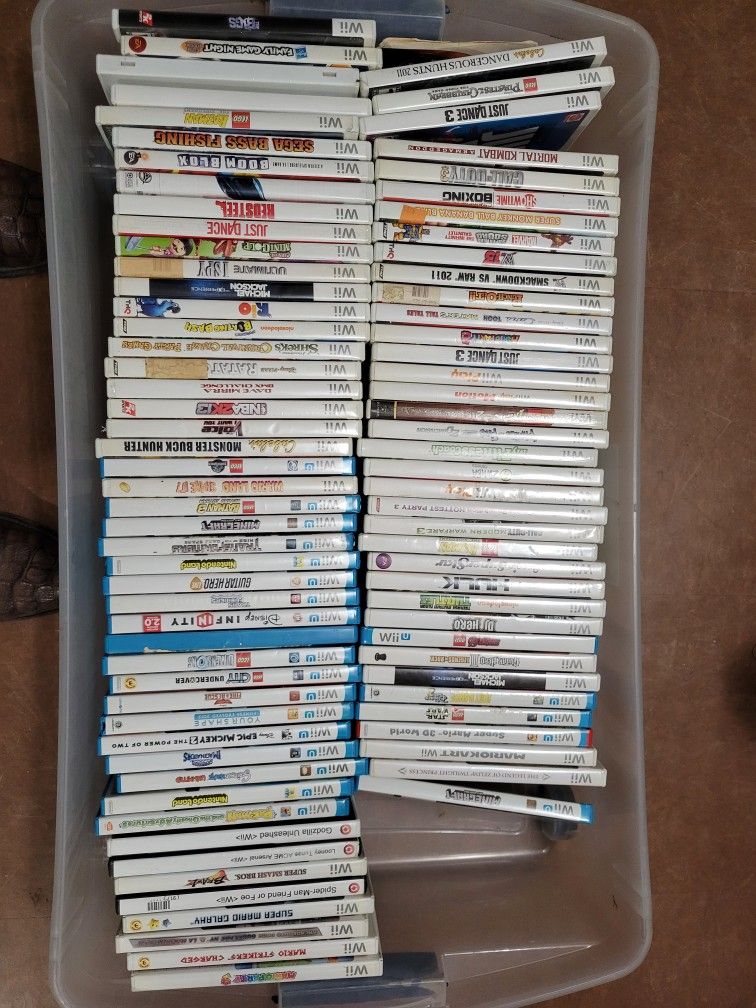 Wii And Wii U Games Fs All Sold Separately