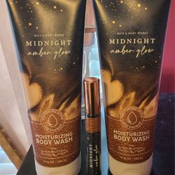 BBW Midnight Amber Glow