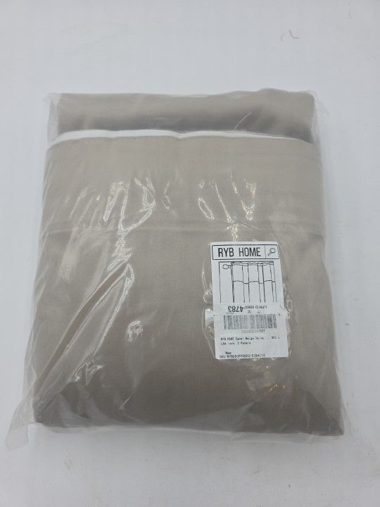 RYB HOME Camel Beige Velvet Curtains 84 inch, Room Darkening Window Curtains with Multiple Hanging Options Heavy Duty Plush Backdrop for Bedroom Guest